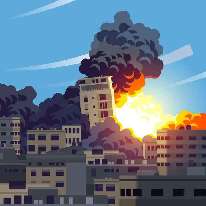 bomb in the city