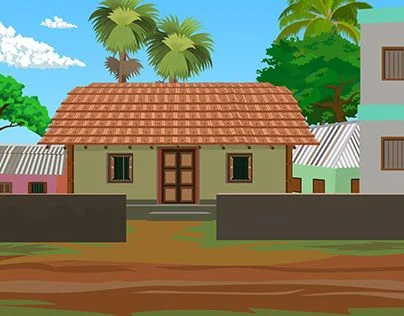 secure middle class house